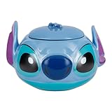 Stitch Keksdose - Offiziell lizenziertes Disney förmiges Behältnis mit Deckel, ideal zur Aufbewahrung von Keksen & Trockenwaren, neuartige Disney-Küchenutensilien