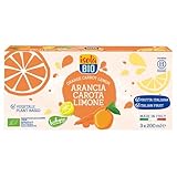 Bio Bio-Saft mit Orangen-, Karotten- und Zitronengeschmack, bis0060, 3 Stück, 200 ml, 6er Pack