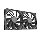 Tacens Anima AF12X2, Kit 2x 120mm Lüfter, Ultraleiser Betrieb, FLUXUS-Lager, Optimierter Luftstrom, Verstärkte Vibrationsdämpfende Struktur, Effizient