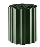 EXCOLO Rasenkante 9m x 30cm grün – Beeteinfassung, Raseneinfassung, Rasenbegrenzung, Beetumrandung, Gartenbegrenzung, wetterfeste PET-Folie, Wellenform, Made in Germany, Krötenzaun