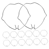 BAZEITFLOW 50 Stück Teiliges Edelstahl Lampenclips für Einbaustrahler Stabile Halteringe für Deckenlampen und LED spots Langlebige Befestigungsklammern für Lampen und Strahler