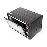 JUNG MS6021 Minibackofen 3000W, 66L, 3 Heizmodi, 60-Minuten-Timer, Backrost, Backblech, Edelstahlheizelemente, ideal für Backen, Grillen, Rösten, Toaster Ofen