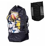 Ballnetz, Ballsack GroßE KapazitäT Der VergrößErten Version, Balltasche FüR 15-20 BäLle Wasserdicht Und FeuchtigkeitsbestäNdig, Gute LuftdurchläSsigkeit, Aufbewahrungstasche FüR Basketball, Volley
