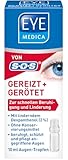 EyeMedica Gereizt + Gerötet, Augentropfen zur Beruhigung der Symptome von strapazierten Augen, Pflege für gerötete, gereizte und trockene Augen, für Kontaktlinsenträger geeignet, 1 x 10 ml