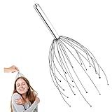 Kopfmassage Spinne mit 20 Fingern, Premium Kopfmassagegerät für Nachhaltige Entspannungsgefühle