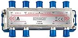 Schwaiger VTF8848241 High-End-Verteiler 8-Fach für BK- und GA-Anlagen (110 dB)
