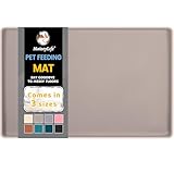 MateeyLife Napfunterlage Katzen, Napfunterlage Hund Groß, Hundenapf Kleine Hunde, Silikon Unterlage Hundenapf Grosse Hunde, rutschfeste Unterlage Katzennapf, Katzen Futternapf Unterlage, 60 x 40 cm