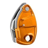 Petzl Erwachsene Sicherungsgerät GRIGRI, orange, 8,9 - 10,5 mm, D13A AG