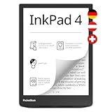 PocketBook InkPad 4 E-Reader, 7,8'' E-Ink Touch, 32 GB, Bluetooth, wasserdicht, Silber - DE/at/CH-Version