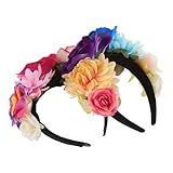 Beaupretty 2 Stück Halloween Blumenkopfband Simulierte Haaraccessoire Cosplay Haarschmuck für Kostümparty Freizeitgestaltung