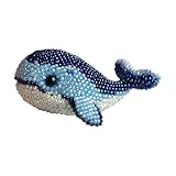 Perle Stickerei Kit - 5.12x3.15x3.54 Zoll Anfängerfreundlicher Meereskreaturen Perlenhandwerk für das Handwerk komplette Handwerkzeuge, Kunstset mit Perlendesign, für Familie, Kinder, Erwachsene,