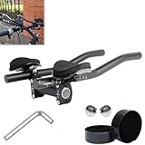HOMURY 1 Stück Fahrrad Lenkeraufsatz: Rutschfeste Aerodynamik Fahrradlenker, Fahrrad Rest Lenker TT Lenkeraufsatz Triathlon Lenker Verstellbare Fahrradstütze Lenker für Rennräder Mountainbike
