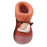 Krabbelschuhe Baby - Kinder Barfußschuhe, Kinder Sommerschuhe, Schläppchen, Orangenkinder Krabbelschuhe, Kleinkinder, Weihnachtssocken, Kindergarten
