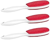 PEARL Fusselbürste Kleidung: XL-Anti-Fussel-Bürste, doppelseitig, für Kleidung, Möbel & Co. 3er-Set (Kleiderbürste, Fur free Bürste, Haarentfernung)