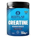 Bodylab24 Creatine Powder 750g, reines Creatin Monohydrat Pulver, 150 Portionen, Produkt der Kölner Liste