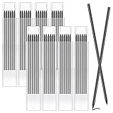 48 Stück Bleistiftminen für Zimmermannsbleistift, 2.8mm Tischler Bleistift Ersatzminen für Pica Dry Minen, Mine Ersatz, Solide Tieflochmarker Minen Konstruktion für Architekt Zeichnen