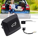 Heckklappenauslöseknopf | Kofferraumschalter Heckklappe 'Kofferraumschalter 'Auto 12V mit LED Anzeige - Heckklappenentriegelungsschalter