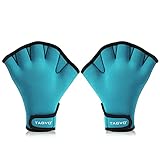 TAGVO Aquatic Handschuhe für den Oberkörperwiderstand, Schwimmhandschuhe mit Trageschlaufe, gut nähen, kein Ausbleichen, Größen für Männer Frauen Erwachsene Kinder