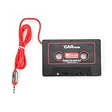 Auto-Audio-Kassette auf Aux-Adapter, Auto-Stereo-Kassetten-Adapter CD MD MP3 MP4-Player auf 3,5-mm-Aux-Audio