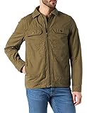 TOM TAILOR Herren Fieldjacket aus Baumwolle 1029787, 10931 - Olive Drap 01, M