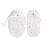 2 Stück Bimsstein Fußpflege, Bimsstein Hornhautentferner Pumice Stone für Hornhaut und Hautverhärtungen Entfernung für Füße und Hände, Natur Lavastein Fußpflege