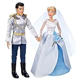 Disney Store Official - Cinderella und Prinz Charming - Hochzeitspuppenset - 30 cm/12' - Braut und Bräutigam - Figuren mit Accessoires - Ab 3 Jahren geeignet