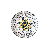 Speiseteller 4 Stück Speiseteller, schlicht, romantisch, cremefarben, Keramik, geprägt, Nachmittagstee, Zuhause, Dessertteller, Obstteller, Brotteller for Küche, Restaurant, Bankett, Küchendekoration