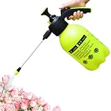 2L Gartenpumpe Sprühflasche Tragbare Sprühgeräte mit Einstellbarem Düsendruck Wasserflasche für Pflanzen