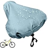 Hiemible Fahrradsitz Regenschutz Wasserdicht, Fahrradsattel Überzug Regen Mit Kordelzug, Fahrradsattelabdeckung Schutzhülle Staubdicht, Sattelschutz Fahrrad Regen, Fahrradsitzbezug, 10,63 X 9,45 Zoll