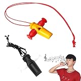 JDCMEI 2 Stück Samba Pfeife für Musikinstrumente, Samba Whistle Sambapfeife Samba-Pfeife aus Kunststoff Samba Whistle Instrument Pfeifeninstrument für Samba und Andere Festliche Veranstaltungen