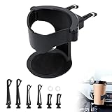 Becherhalter Auto Getränkehalter Verstellbare Dosenhalter für Lüftung Flaschenhalter,Universal Fahrzeug Becherständer,Wasserflaschen Halter,Becherhalter Schwarz Boot,für Flaschen,Kaffee,Getränkedose