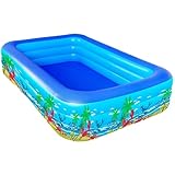 Passen Sie an, was Sie brauchen, großes, aufblasbares Schwimmbad, dicker, rechteckiger Familien-Lounge-Pools, aufblasbarer Kinderpool für Kinder und Erwachsene, oberirdische