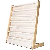 Morimoe Bücherregal mit Schlingen, für Kinder, naturbeige (B: 75 cm)