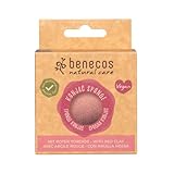 benecos - natural beauty - Konjac Sponge - red clay - 100% biologisch abbaubar, B09436, Rot, 1 Sponge