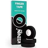 keenon sports® Boulder Tape Klettertape – Fingertape Klettern Kraftsport – Handtape Volleyball, Basketball, Handball – hautfreundliches Sporttape (3 Rollen je 10m, 1,5cm breit, Schwarz)