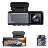 3 2 Zoll IPS Auto Armaturenbrett Recorder mit 4K + 1080P Dual-Aufnahme und Weitwinkelansicht für erhöhte Sicherheit