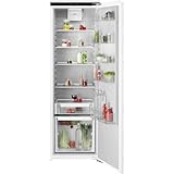 AEG Einbaukühlschrank Serie 6000 DynamicAir - konstanter Luftstrom/Touch/ExtraZone-Schublade - zusätzlicher Kühlraum / 1780 mm / 310 L/Festtür/E/Inverter Kompressor/Weiß / TK6DS18WEC