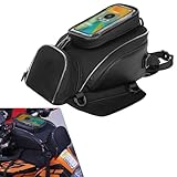 ZKSJFU Tankrucksack Motorrad für Yamaha WR 450 2004-2024, Motorrad Tanktasche wasserdichte - Mit Kartenfenster Und Regenschutz Motorradtasche Motorrad Zubehör