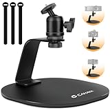 CAHAYA Desktop Projektorständer 1/4'' Schraube Schnittstelle - Multi-Winkel Tisch Beamer Ständer Tragfähigkeit von 5 kg mit Rutschfestes Fahrgestell für Mini-Projektoren Kamera Monitor - CY00375-1