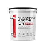 simpleBAU - Fertig Gemischter Fliesenkleber 1,5 KG, Universal Kleber für Gipskarton Osb-Kleber für Schwierige Untergründe, Montagekleber für Fußbodenheizung und Keramik Stein für Innen & Außen