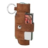 Goodshop001 Tragbar Schutzhülle Kompatibel mit IQOS ILUMA ONE Tasche Hülle Ledertasche Zigarettenetuis für Damen Herren (B)