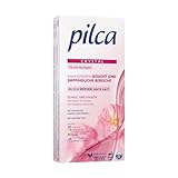 Pilca Kaltwachsstreifen für das Gesicht - Enthaarungsstreifen auch für empfindliche Stellen - 1er Pack (1 x 20 Stück gebrauchsfertige Kaltwachsstreifen ohne Erwärmen + 4 Pflegetücher)