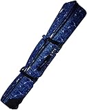 UNISTRENGH Gepolsterte Snowboardtasche Rollen Skitasche Snowboard-Tasche Roller Skisack Professional Boardbag für Flugreisen DREI unabhängige Fächer blau Tarnfarbe, 156cm