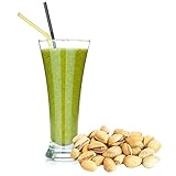 Pistazien Geschmack Eiweißpulver Milch Proteinpulver Whey Protein Eiweiß L-Carnitin angereichert Eiweißkonzentrat für Proteinshakes Eiweißshakes Aspartamfrei (200 g)