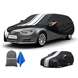 Cowtcver Autoabdeckung Wasserdicht Atmungsaktiv Passend für 2004-2024 Audi A4 Avant, Vollgarage Autoplane für Sonne Regen Staub Schutz, Auto Abdeckplane Abdeckung.