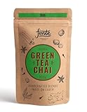 Fonte Vegan Green Tea Chai, Handgefertigte Mischung, 250g Pulver, 12 Portionen, Mit Antioxidantien