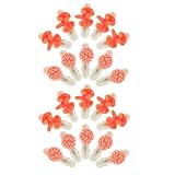 TOVINANNA 20 Stück Halloween Haarspangen Gehirn Lunge Bunte Haarnadeln für Damen Mädchen Langlebige Gruselige Haarclips für Halloween Kostüme und Mottopartys