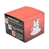 Vietnamesischer Kaffee-Tropffiltertopf aus Edelstahl, 50 ml, 100 ml Fassungsvermögen, zum Aufbrühen von authentischem Tropfkaffee zu Hause oder im Büro (max. 50 ml)