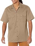 Dickies Herren Arbeitshemd Kurzarm, Khaki, 4XL