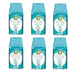 Air Wick Freshmatic Max Pure, Nachfüller für automatisches Duftspray, Frühlingsfrische, 3x2 Stück (6 x 250 ml)